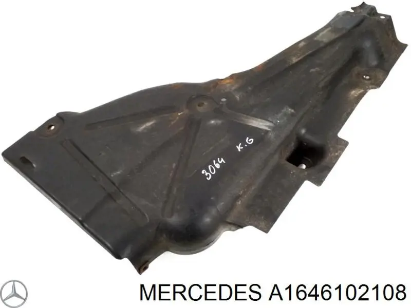 Захист днища, лівий Mercedes A1646102108 ціна, від 12.67 USD