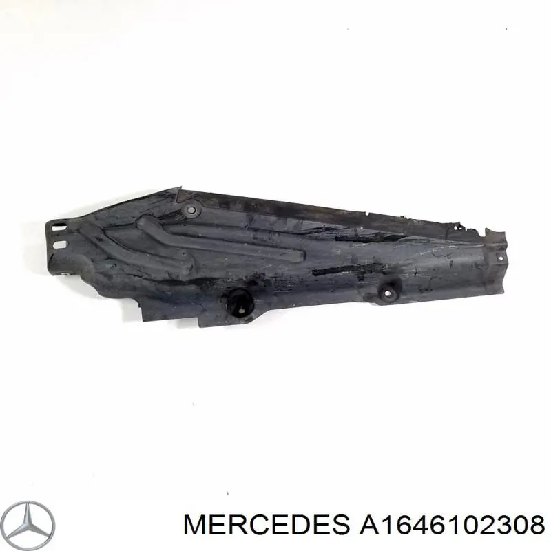 Захист днища, лівий Mercedes A1646102308 ціна, від 9.84 USD