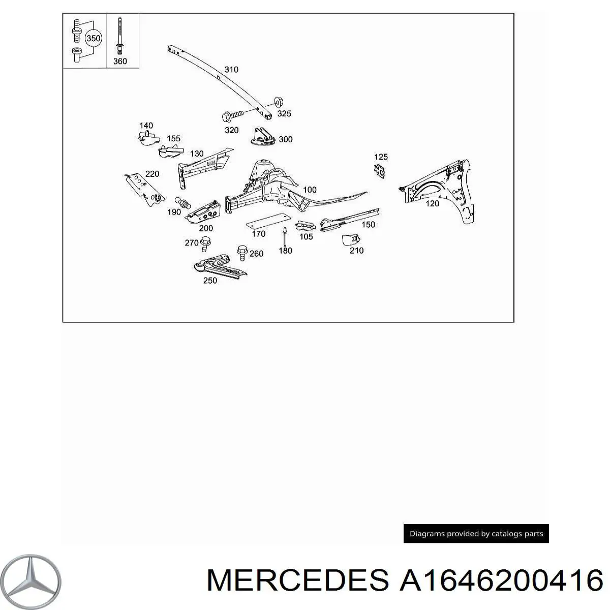 A1646200416 Mercedes 