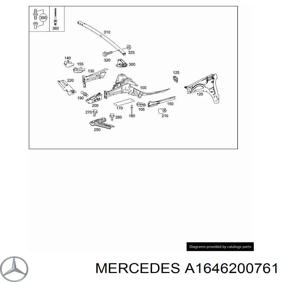 A1646200761 Mercedes 