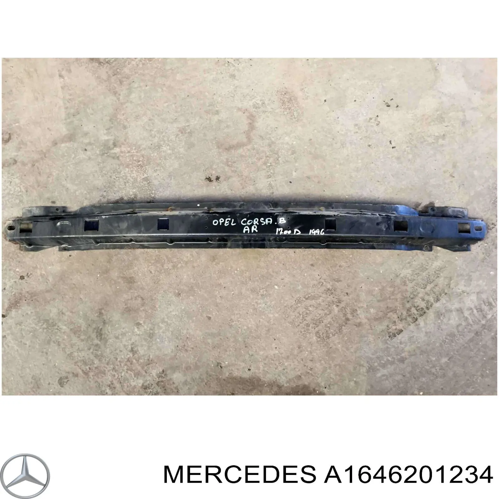 Підсилювач бампера переднього A1646201234 Mercedes