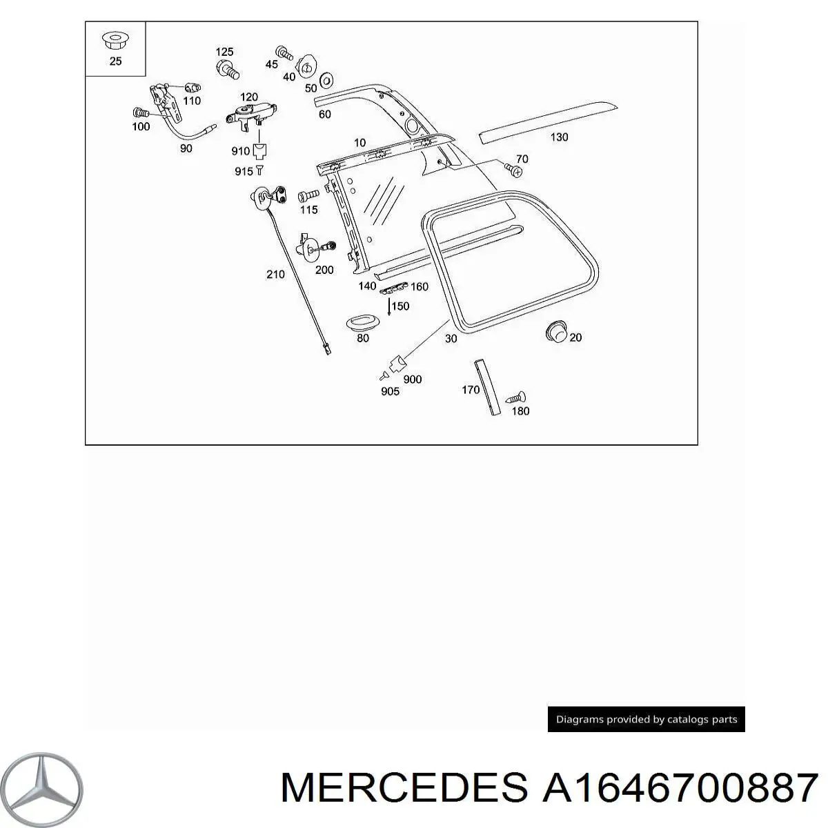  Mercedes A1646700887 ціна, від 9.88 USD