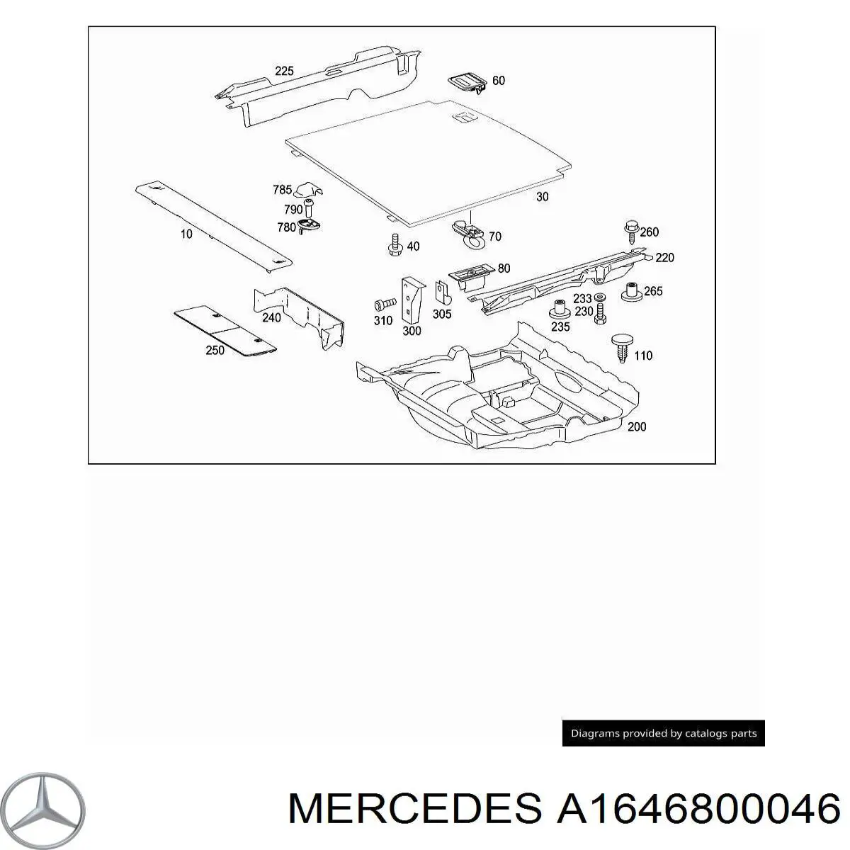 A1646800046 Mercedes 