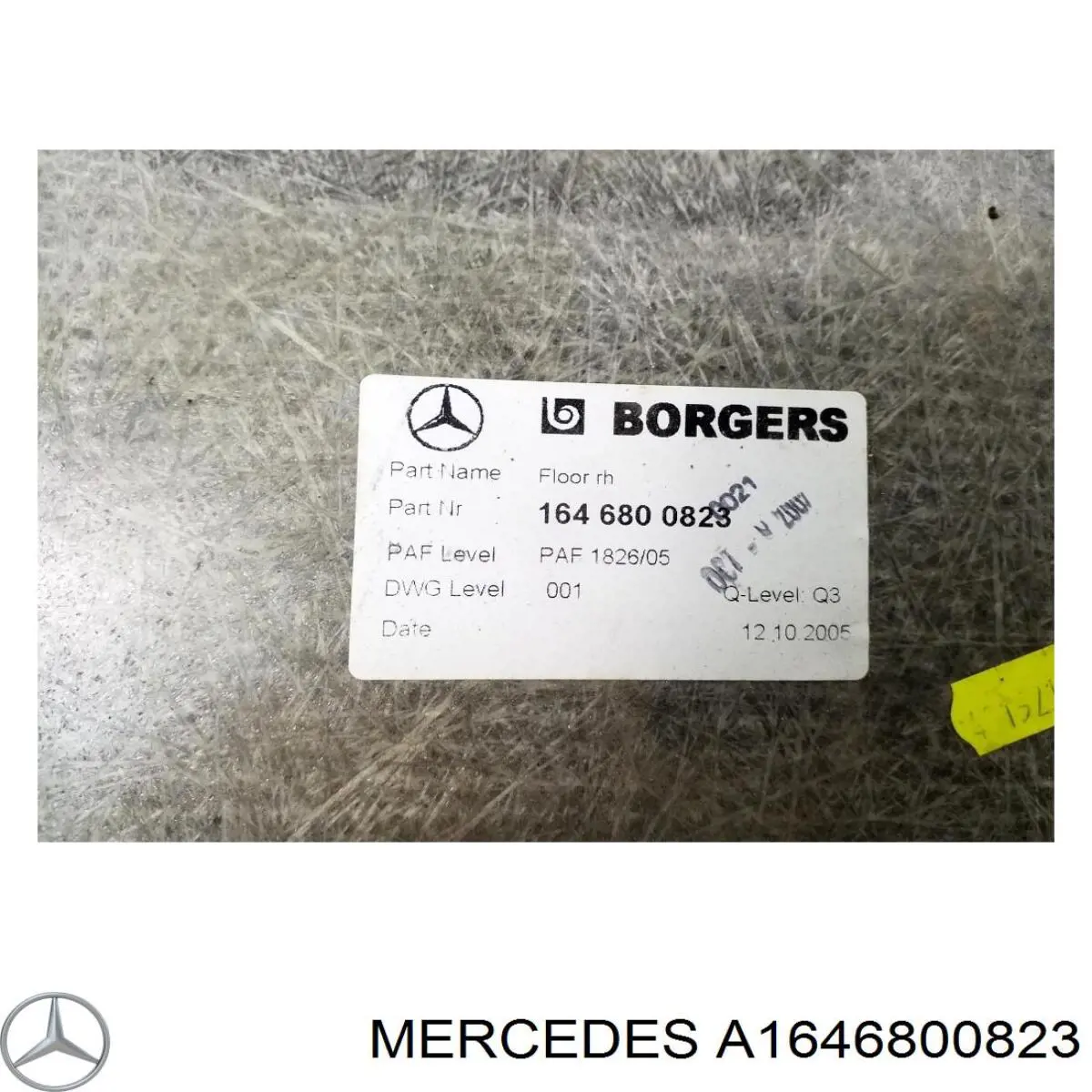 Mercedes A1646800823 ціна, від 9.14 USD