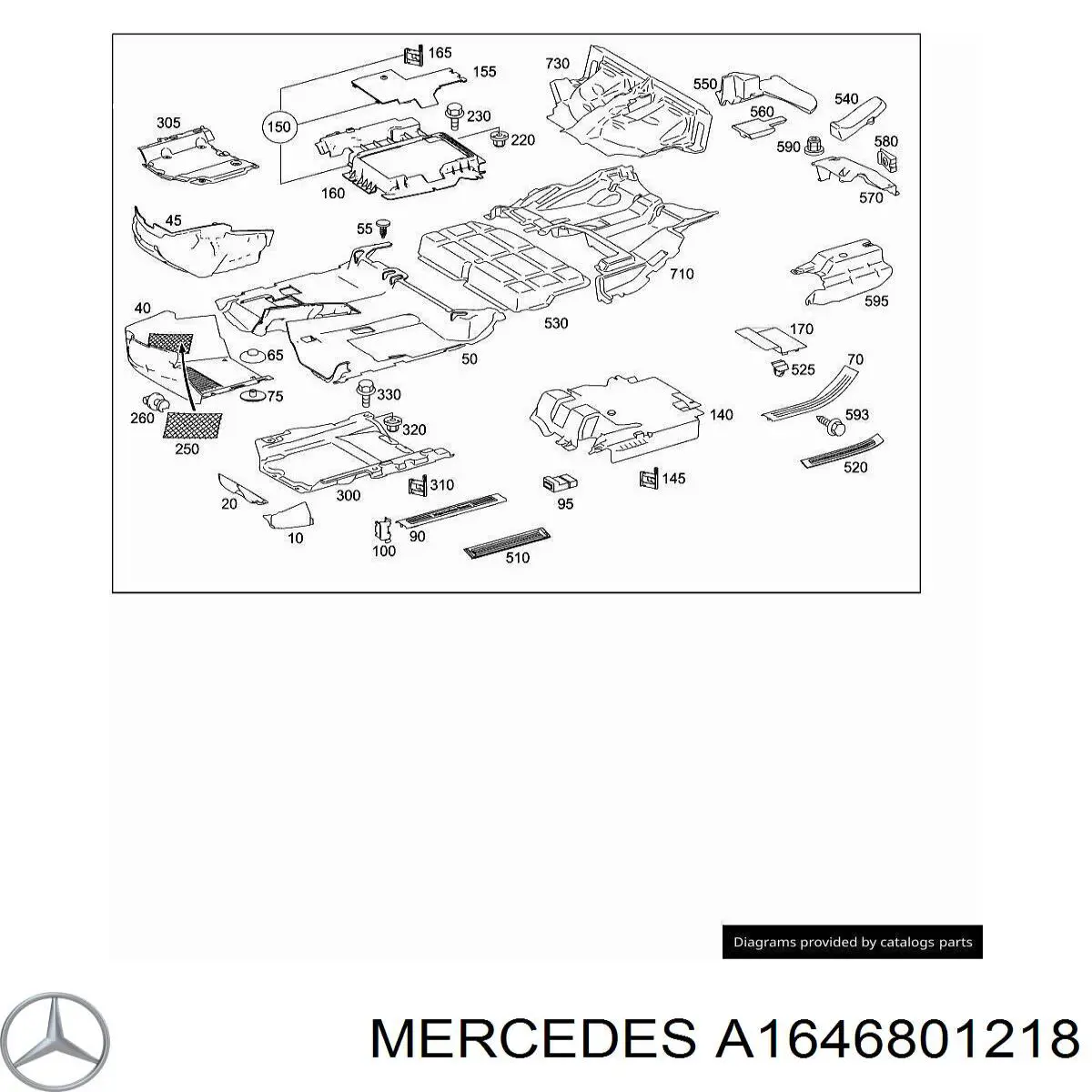  Mercedes A1646801218 ціна, від 6.33 USD