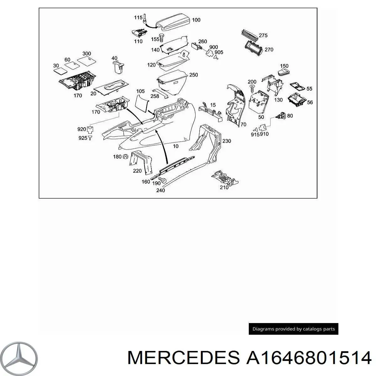 A1646801514 Mercedes 