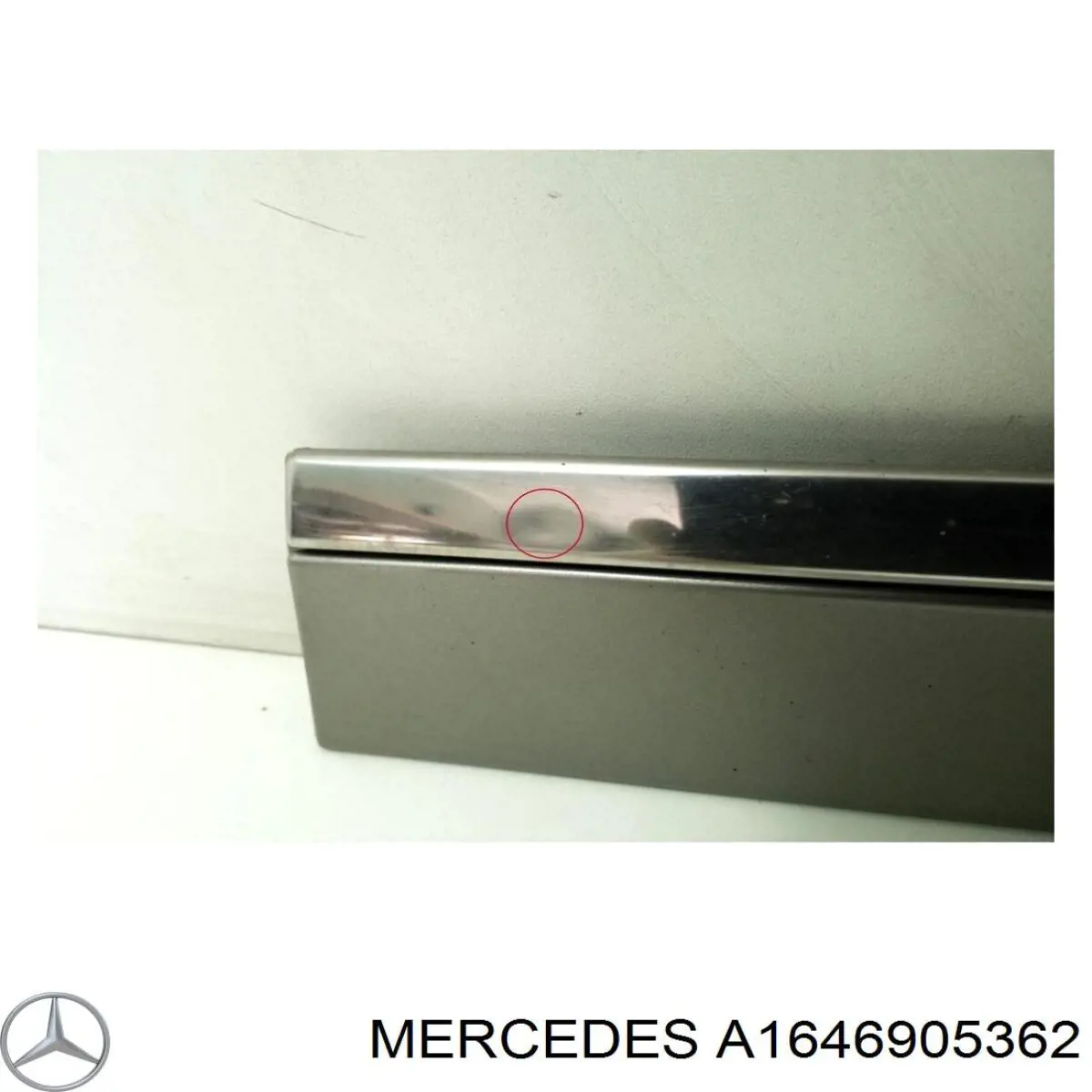 Молдинг задніх лівих дверей Mercedes A1646905362 ціна, від 13.44 USD