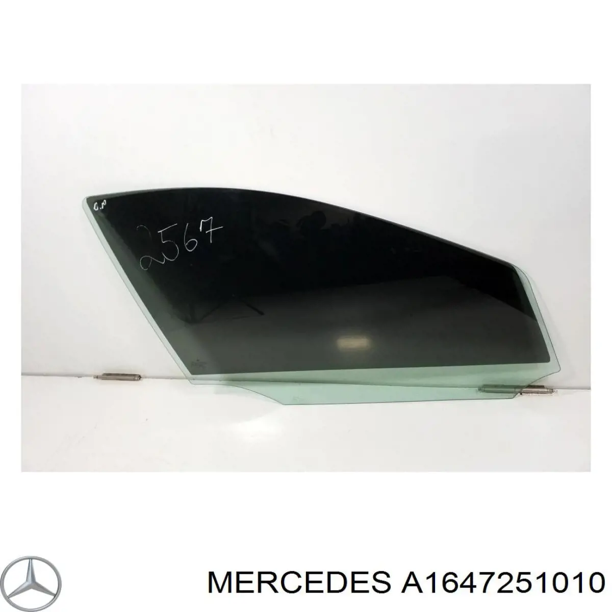 Купити A1647251010 Mercedes Скло передніх дверей, правою