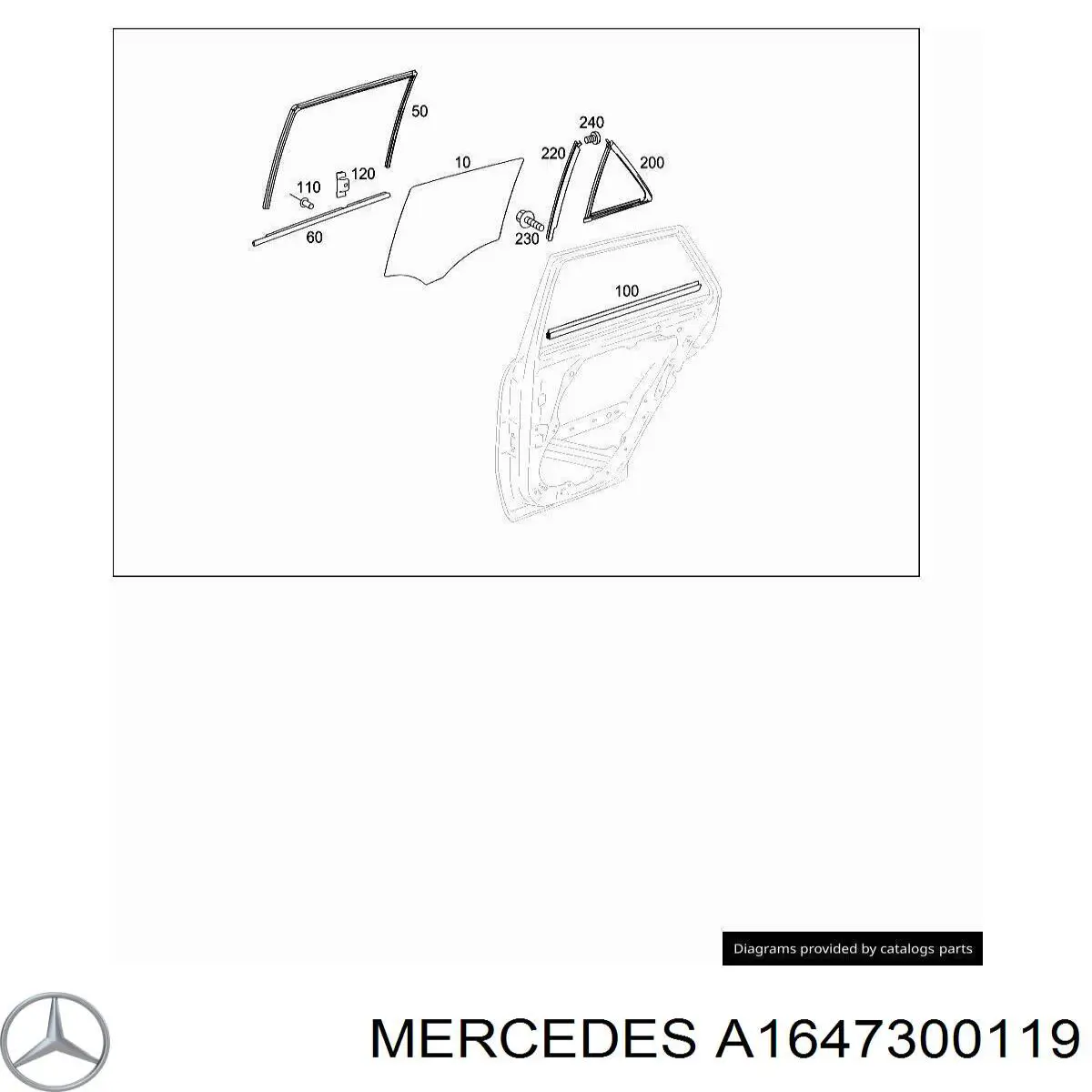 Купити A1647300119 Mercedes 