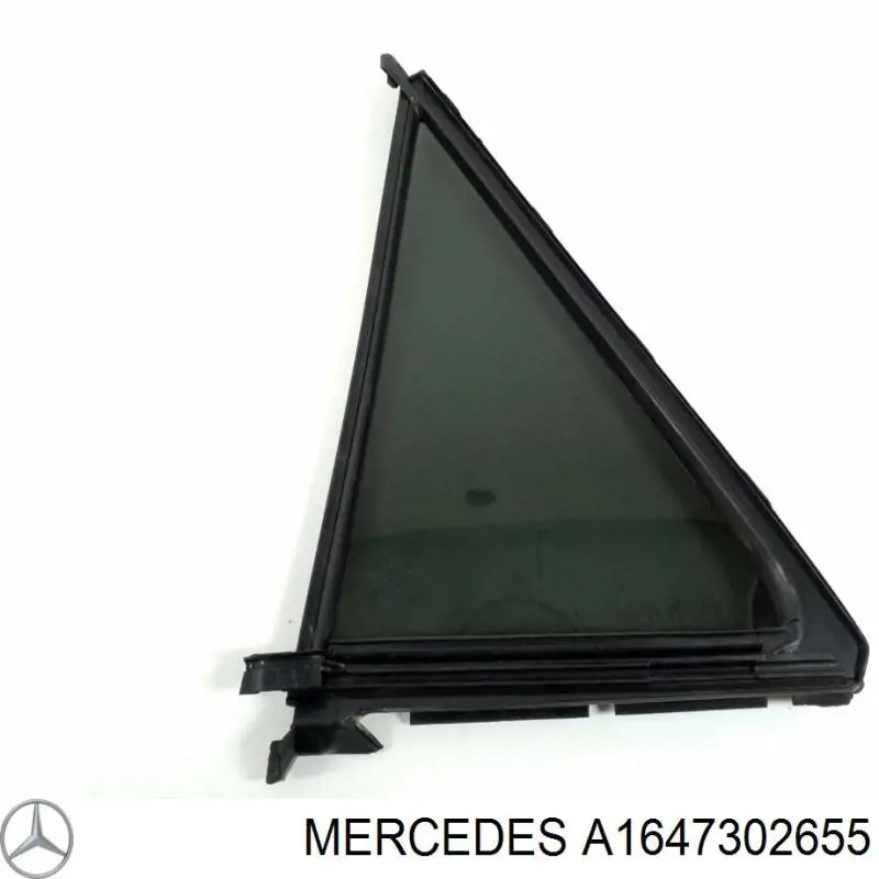 Скло-кватирка двері, задній, правій на Mercedes ML/GLE (W164)
