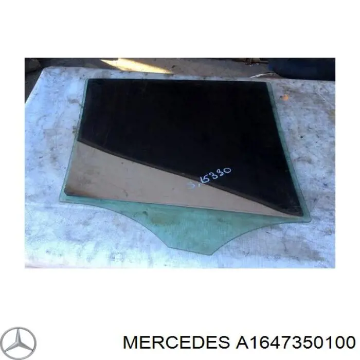 A1647350100 Mercedes Скло задніх дверей, лівих