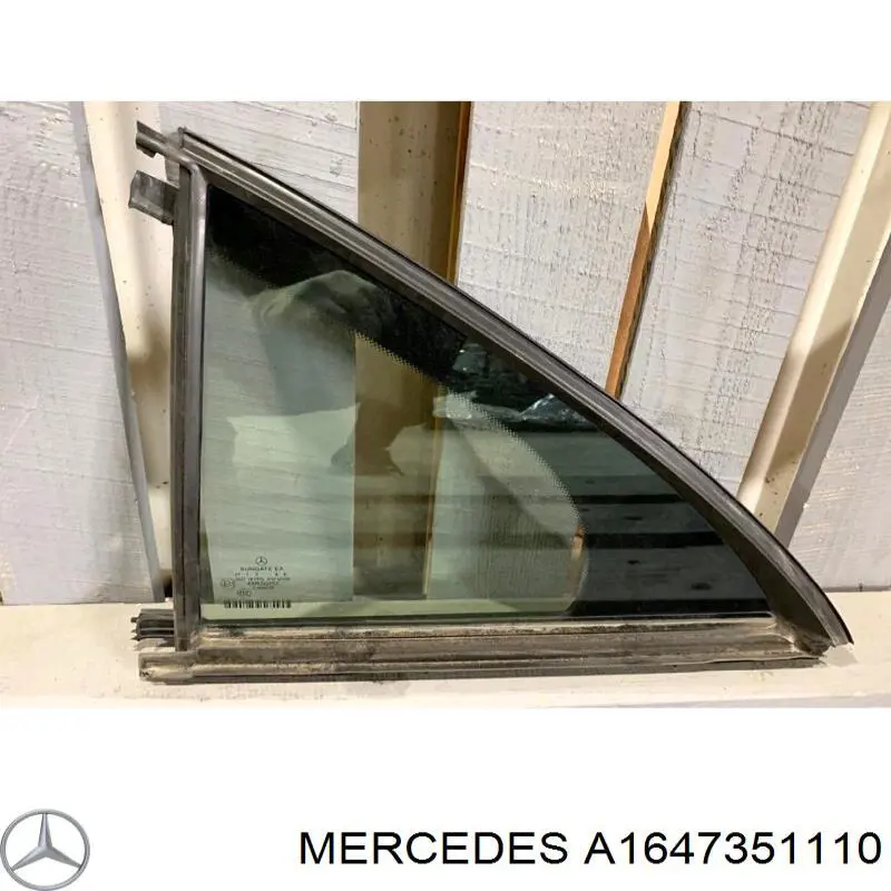 Купити A1647350100 Mercedes Скло задньої двері лівої