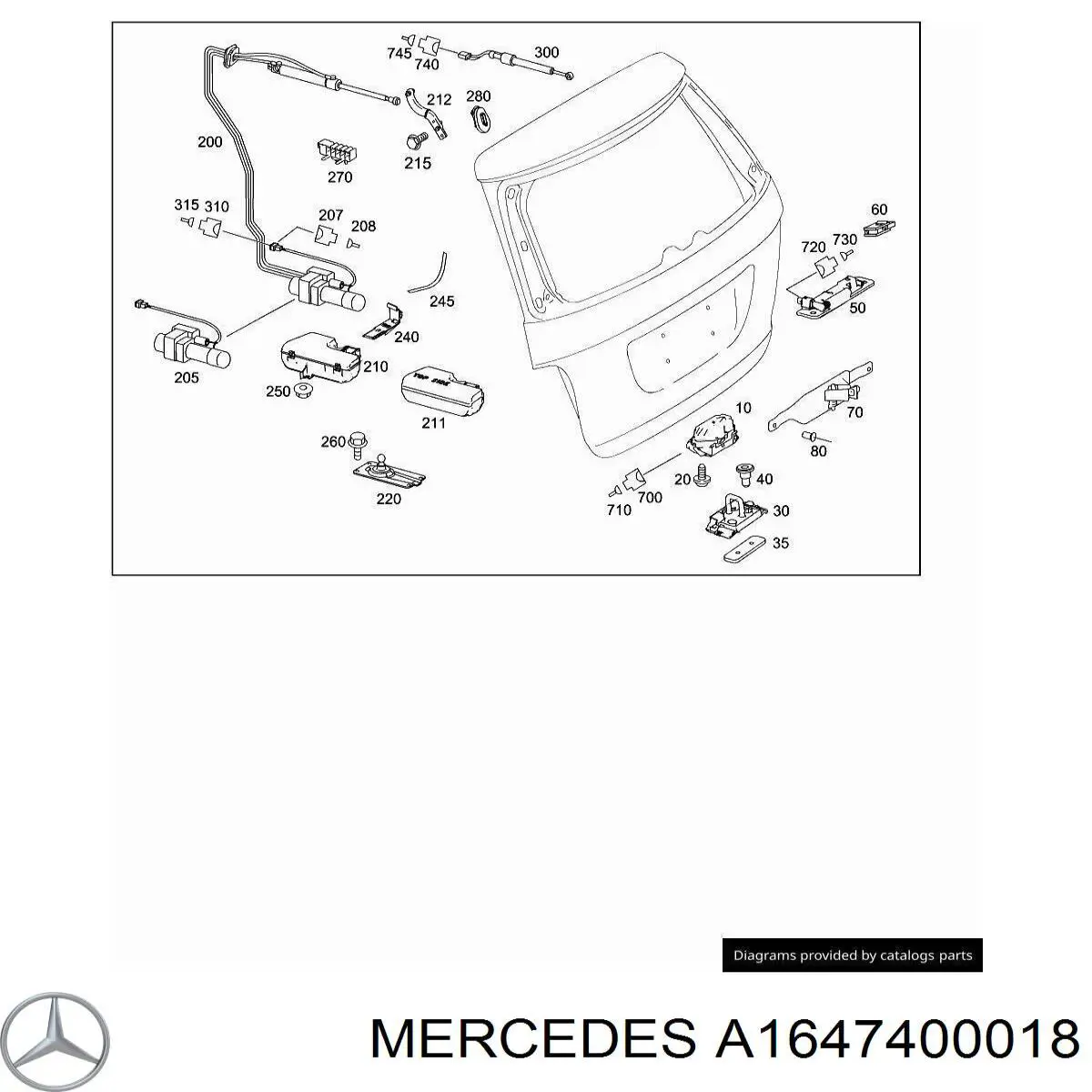 A1647400018 Mercedes 