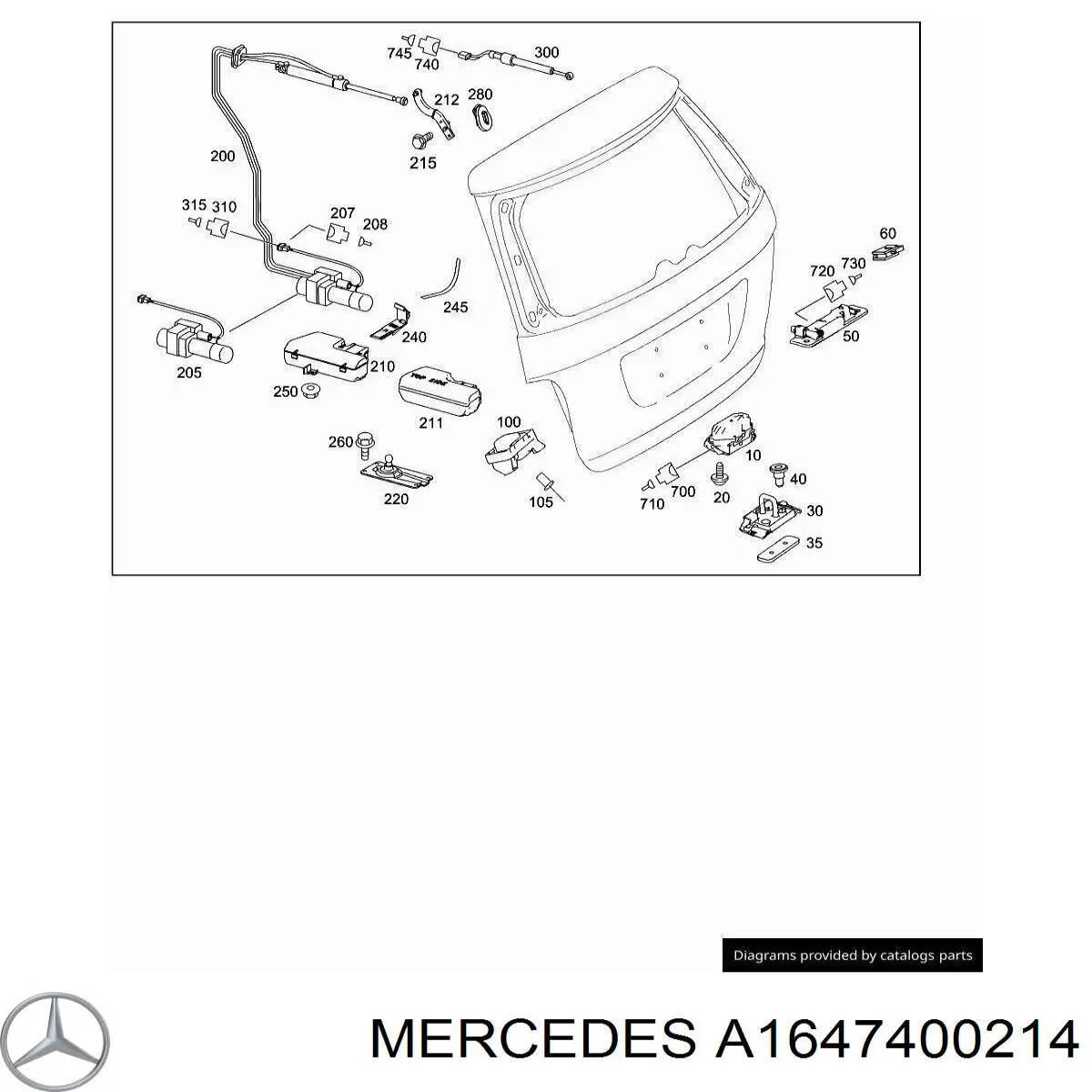 A1647400214 Mercedes 