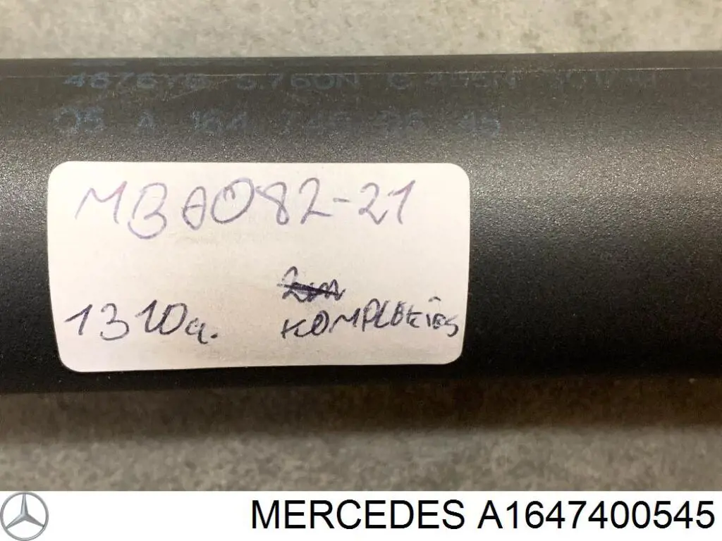 A1647400545 Mercedes Амортизатор кришки багажника / двері 3/5-ї задньої