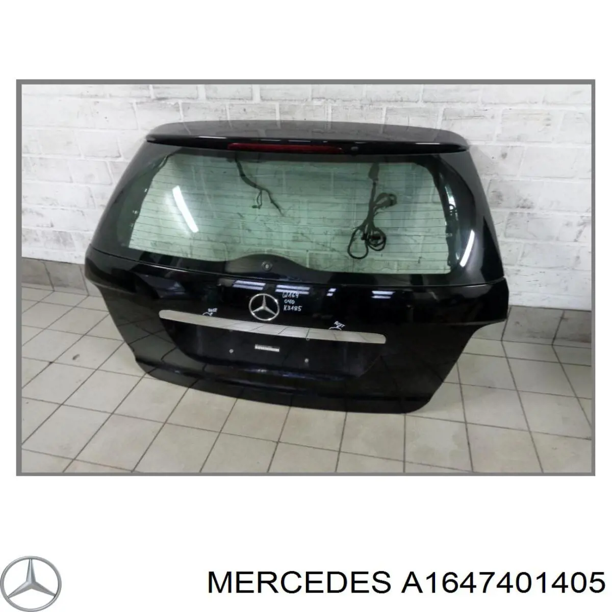 Двері задні, багажні (3-і)/(5-і) (ляда) на Mercedes ML-Class (W164)