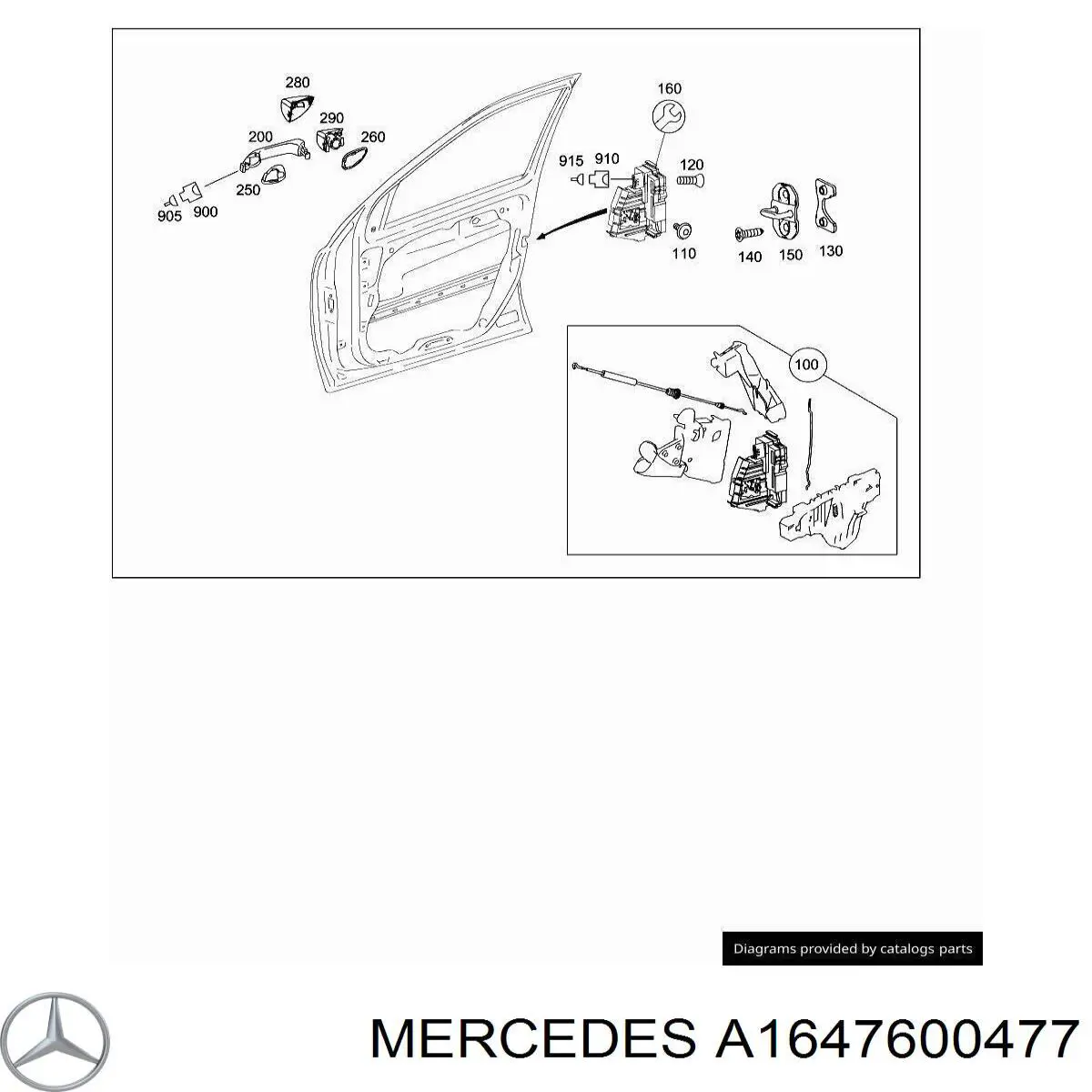 Купити A1647600477 Mercedes 