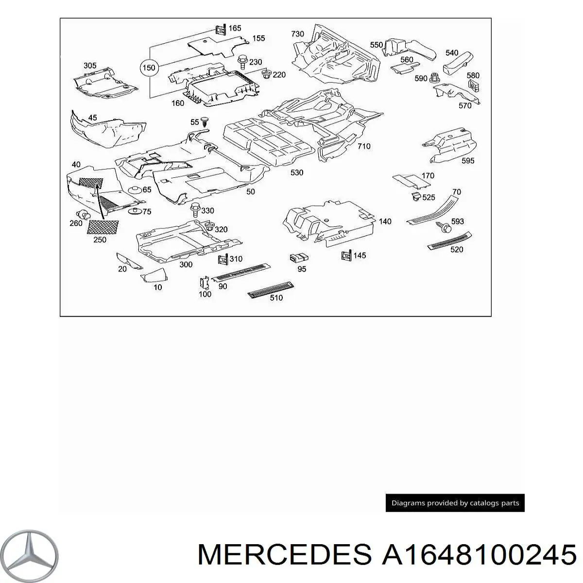 A1648100245 Mercedes 