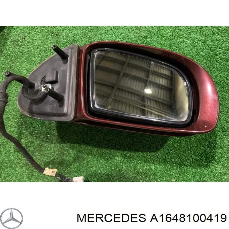 Дзеркальний елемент дзеркала заднього виду, правого A1648100419 Mercedes