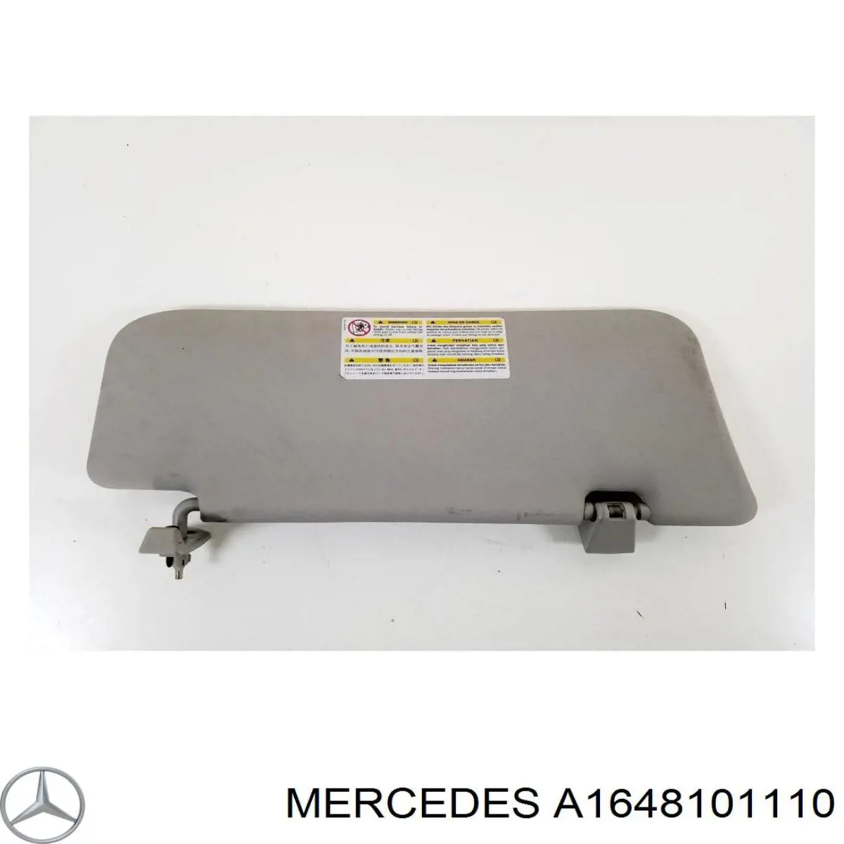 A1648101110 Mercedes Козирок протисонячний