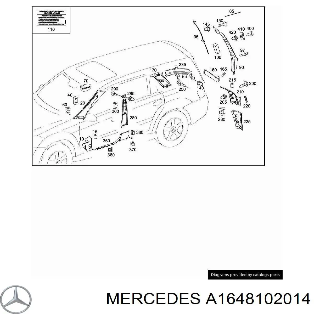 A1648102014 Mercedes 