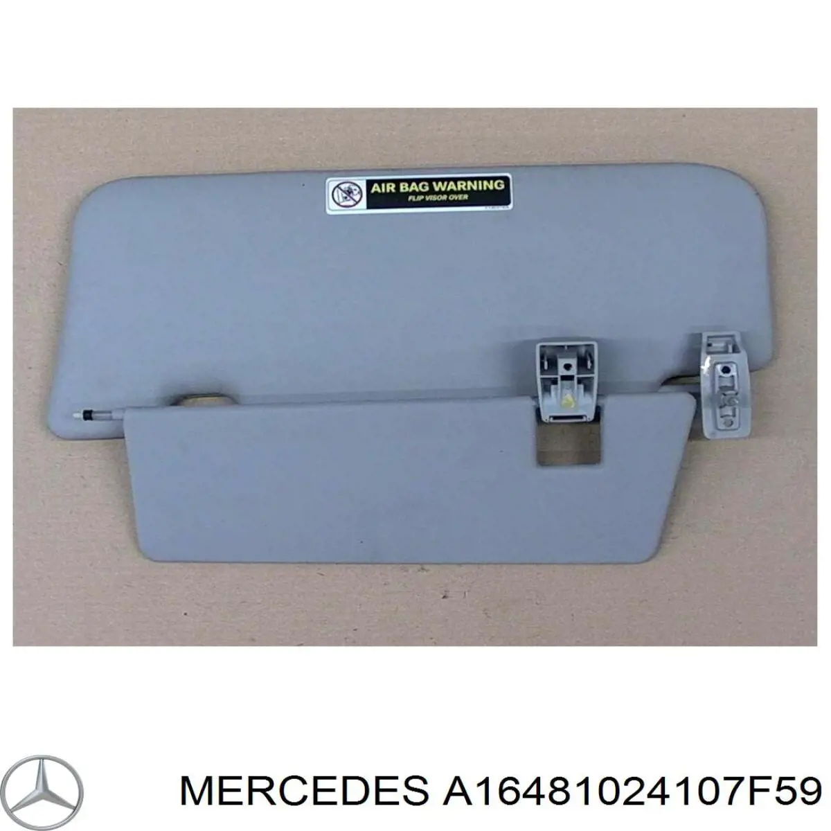 A16481024107F59 Mercedes Козирок протисонячний
