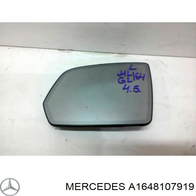 A1648107919 Mercedes Дзеркальний елемент лівий
