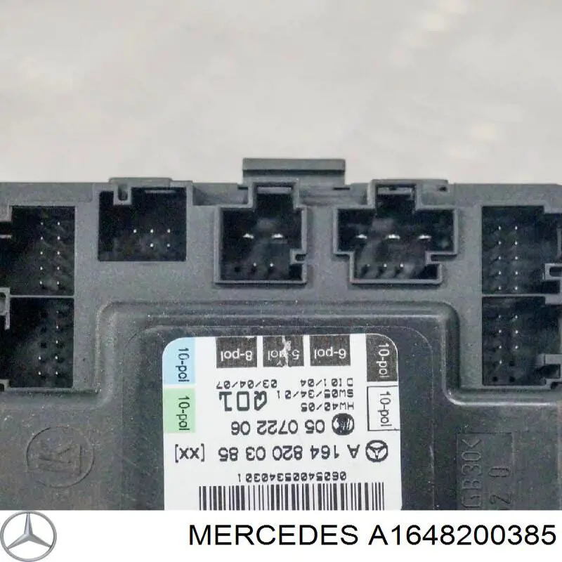Блок комфорту Mercedes A1648200385 ціна, від 12.65 USD