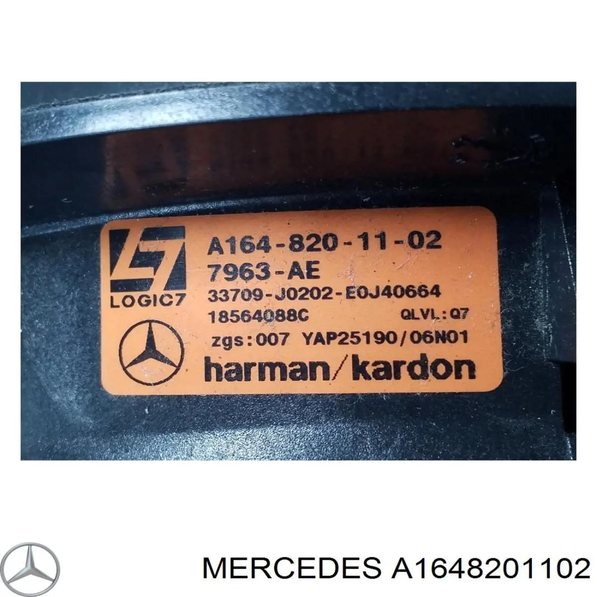 Динамік задньої двері Mercedes A1648201102