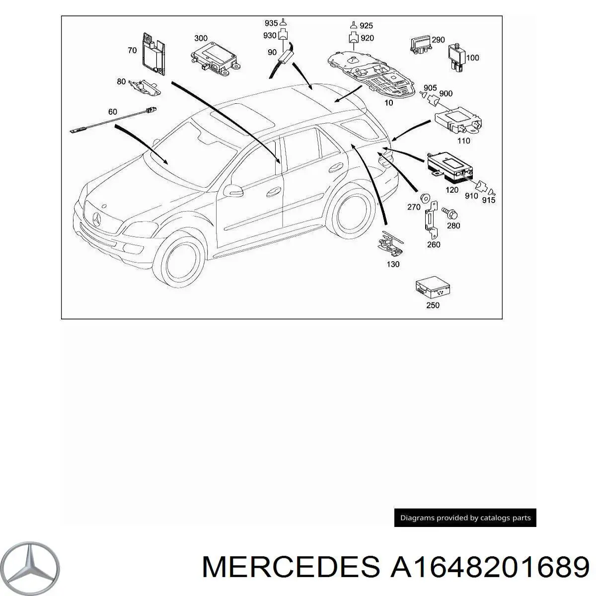  A1648201689 Mercedes
