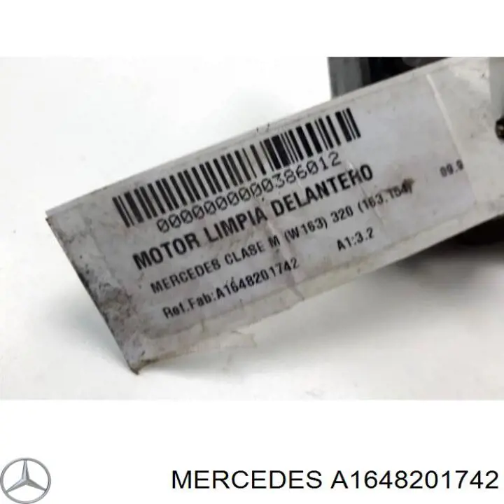 Мотор стеклоочищувача Mercedes A1648201742 ціна, від 42.18 USD