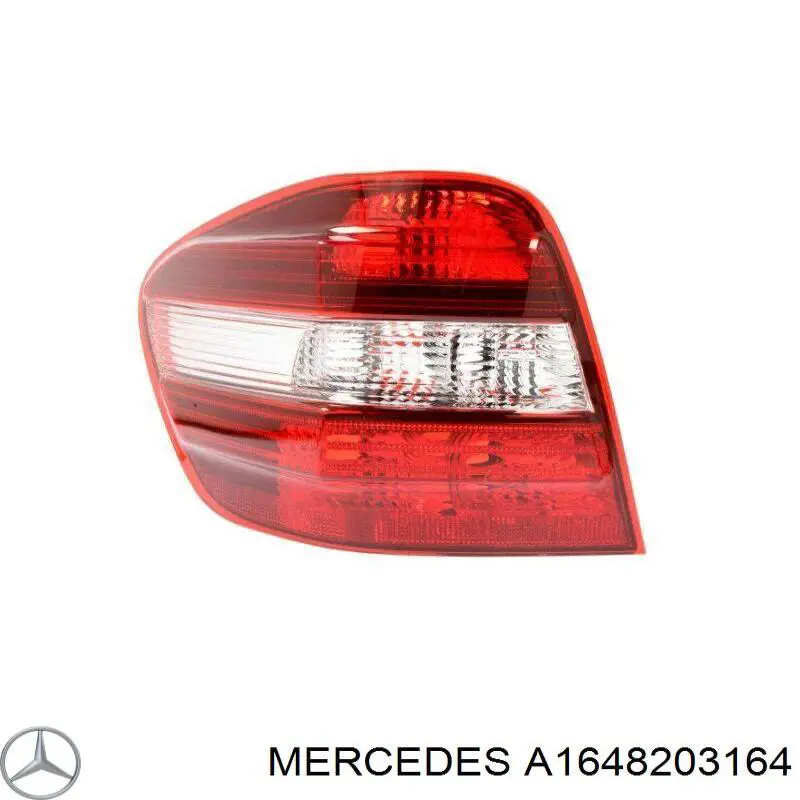 Ліхтар задній лівий Mercedes A1648203164 ціна, від 218.92 USD
