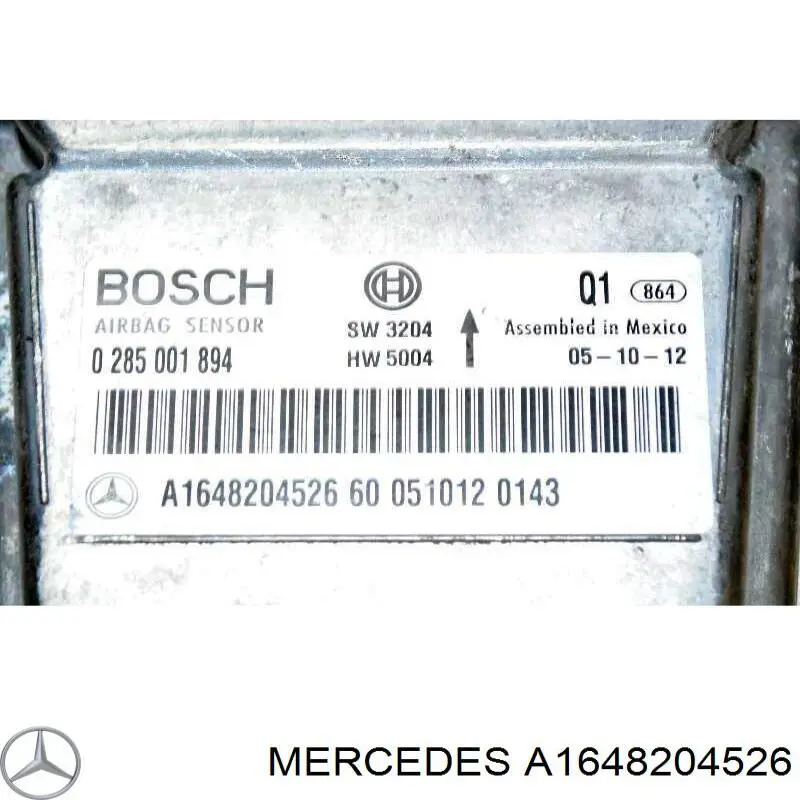 Модуль-процесор керування подушки безпеки Mercedes A1648204526 ціна, від 12.37 USD