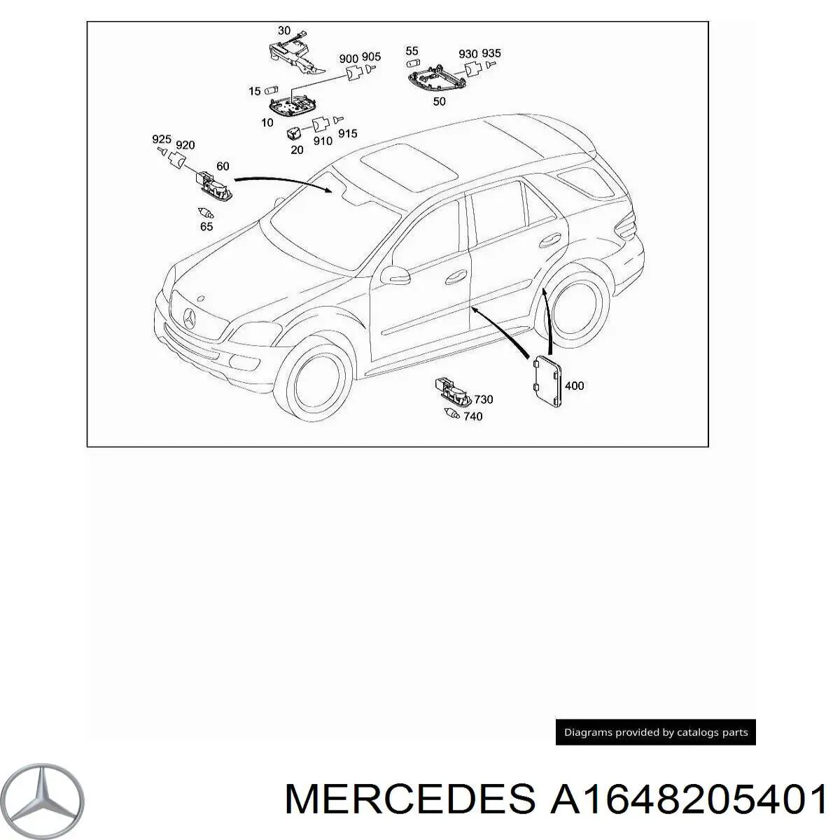 Купити A1648207201 Mercedes 