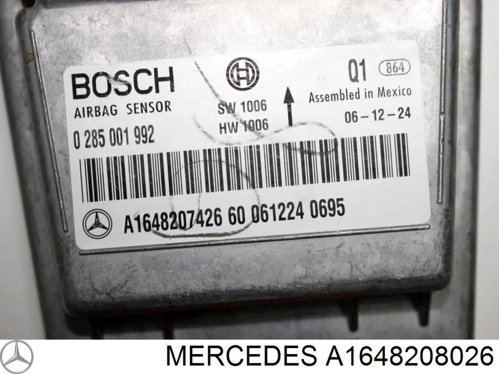 Купити A1648208026 Mercedes Модуль-процесор керування подушки безпеки