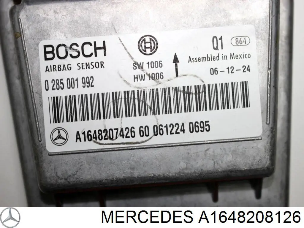 A1648208126 Mercedes Модуль-процесор управління подушки безпеки