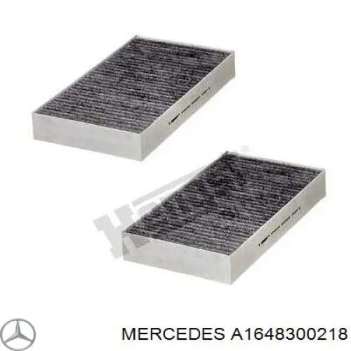 A1648300218 Mercedes фільтр салону