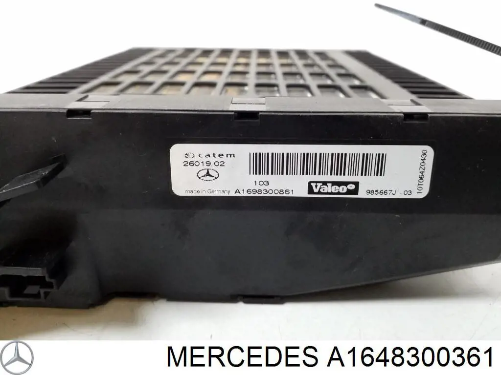 A1648300361 Mercedes Електропідігрівач повітря системи опалення салону
