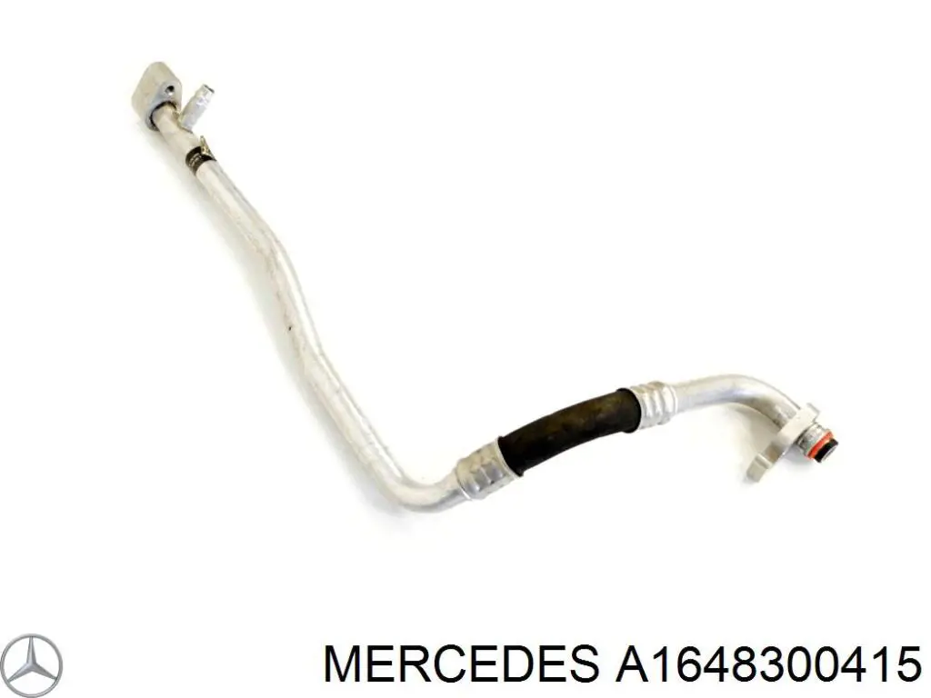 Шланг кондиціонера, від компресора до радіатора A1648300415 Mercedes