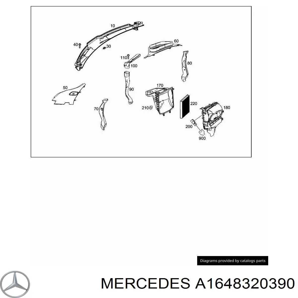  Mercedes A1648320390 ціна, від 5.07 USD