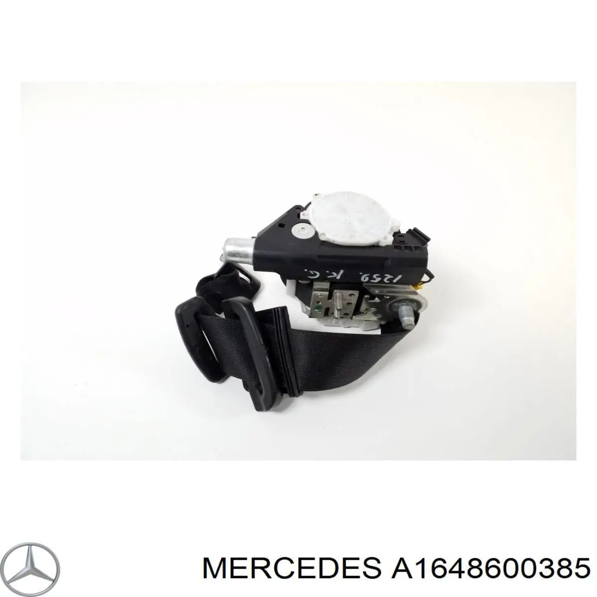 Пасок безпеки задній лівий A1648600385 Mercedes