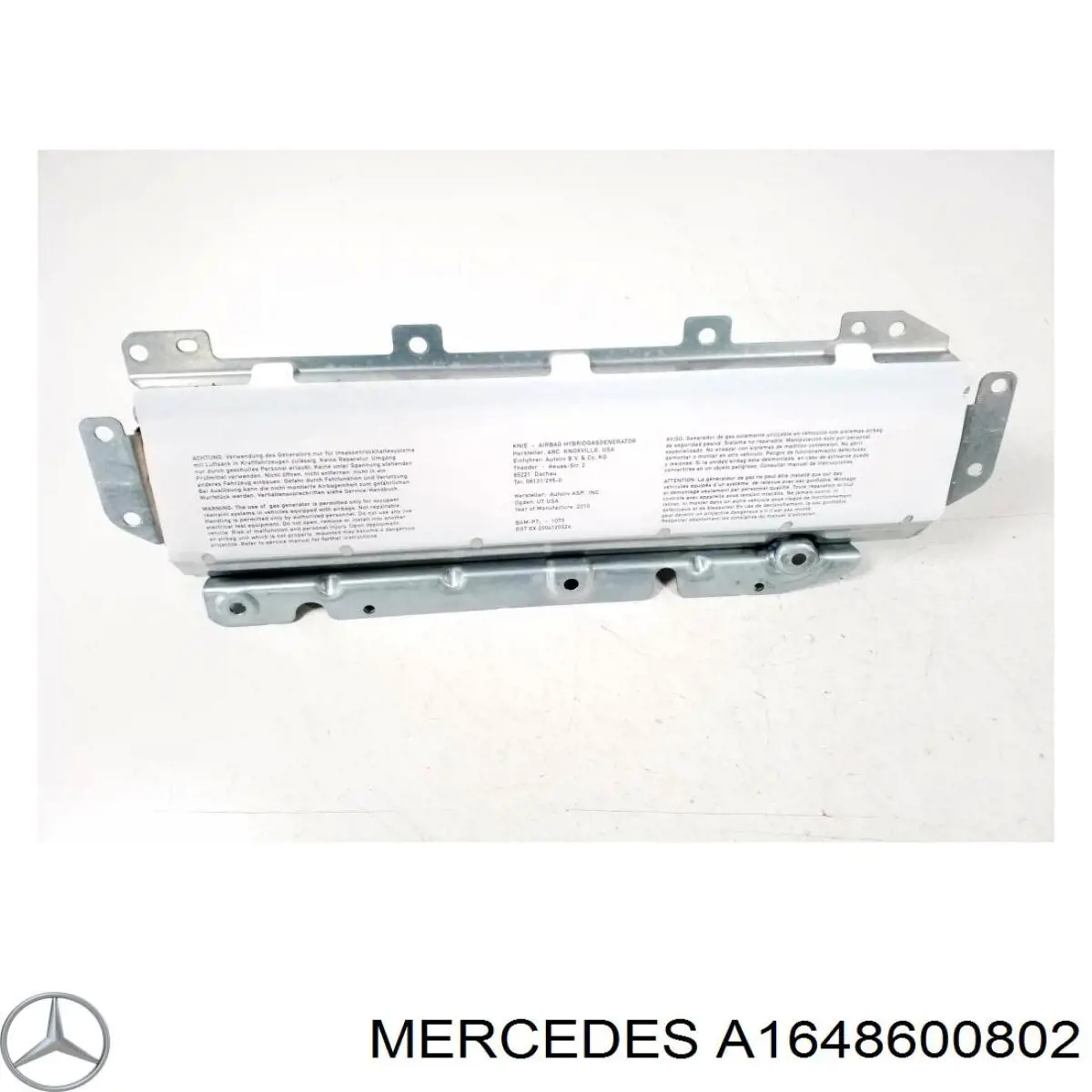 A1648600802 Mercedes Подушка Айрбег водія захисту колін