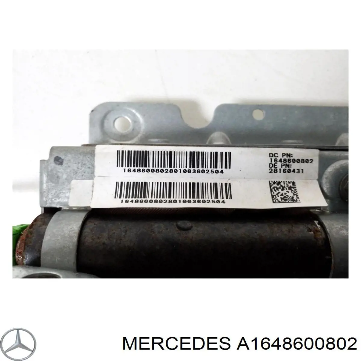 Купити A1648600802 Mercedes Подушка безпеки, водійська, AIRBAG, захисту колін