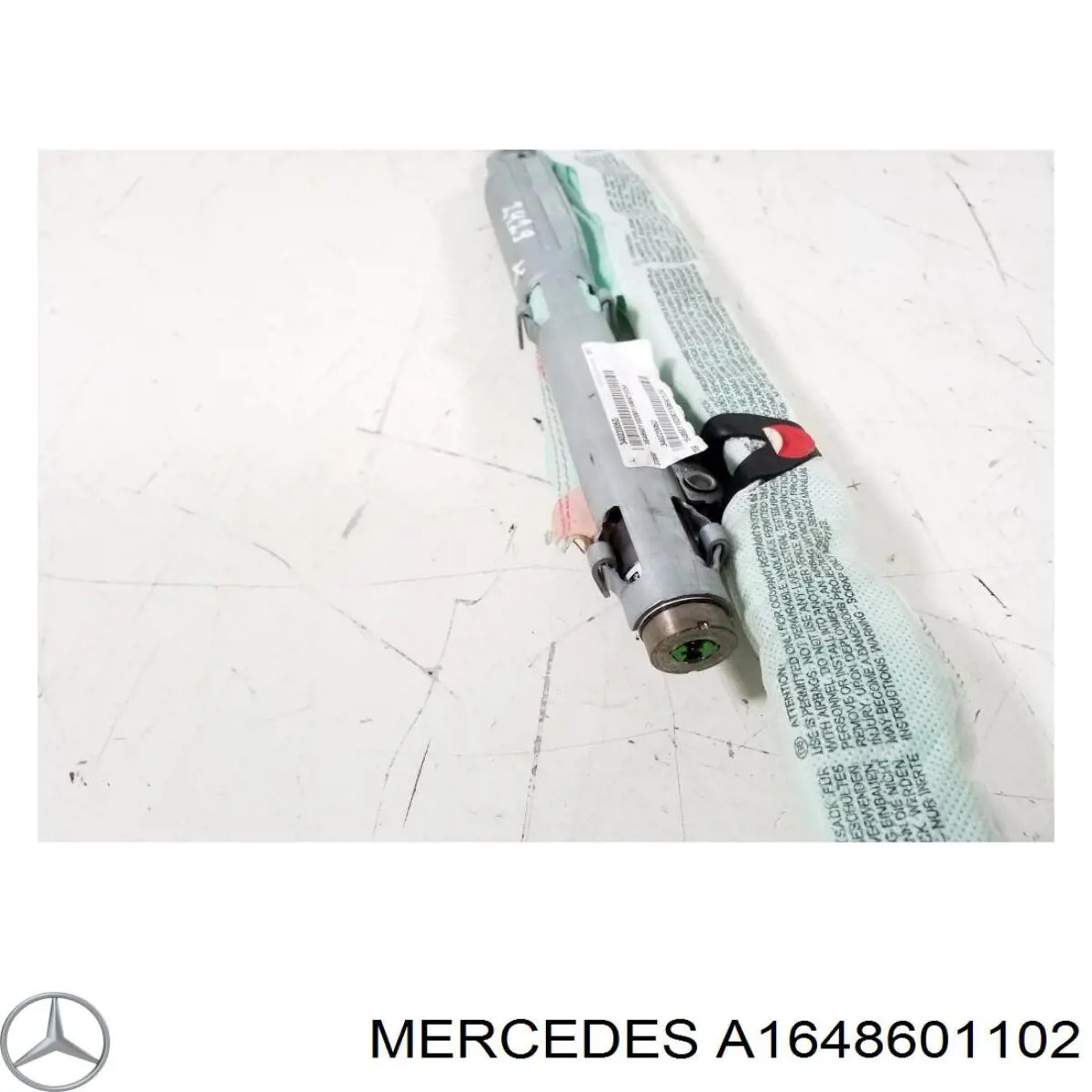 Подушка безпеки, збоку ліва айрбег Mercedes A1648601102 ціна, від 41.91 USD