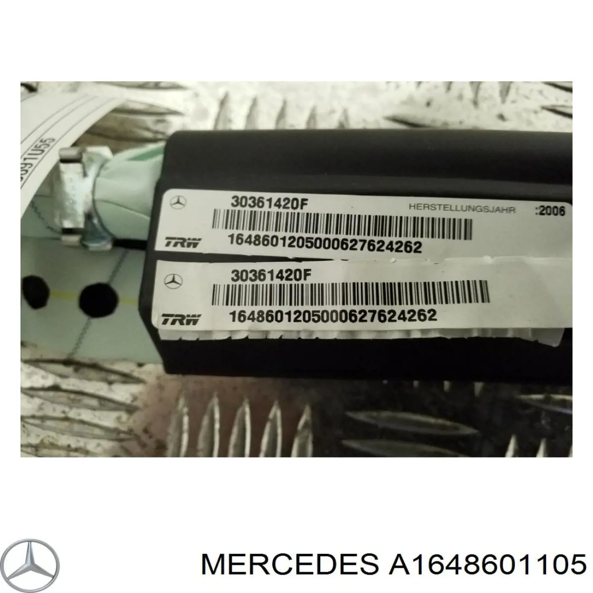 Подушка безпеки, бічна, ліва, AIRBAG Mercedes A1648601105 ціна, від 25.31 USD