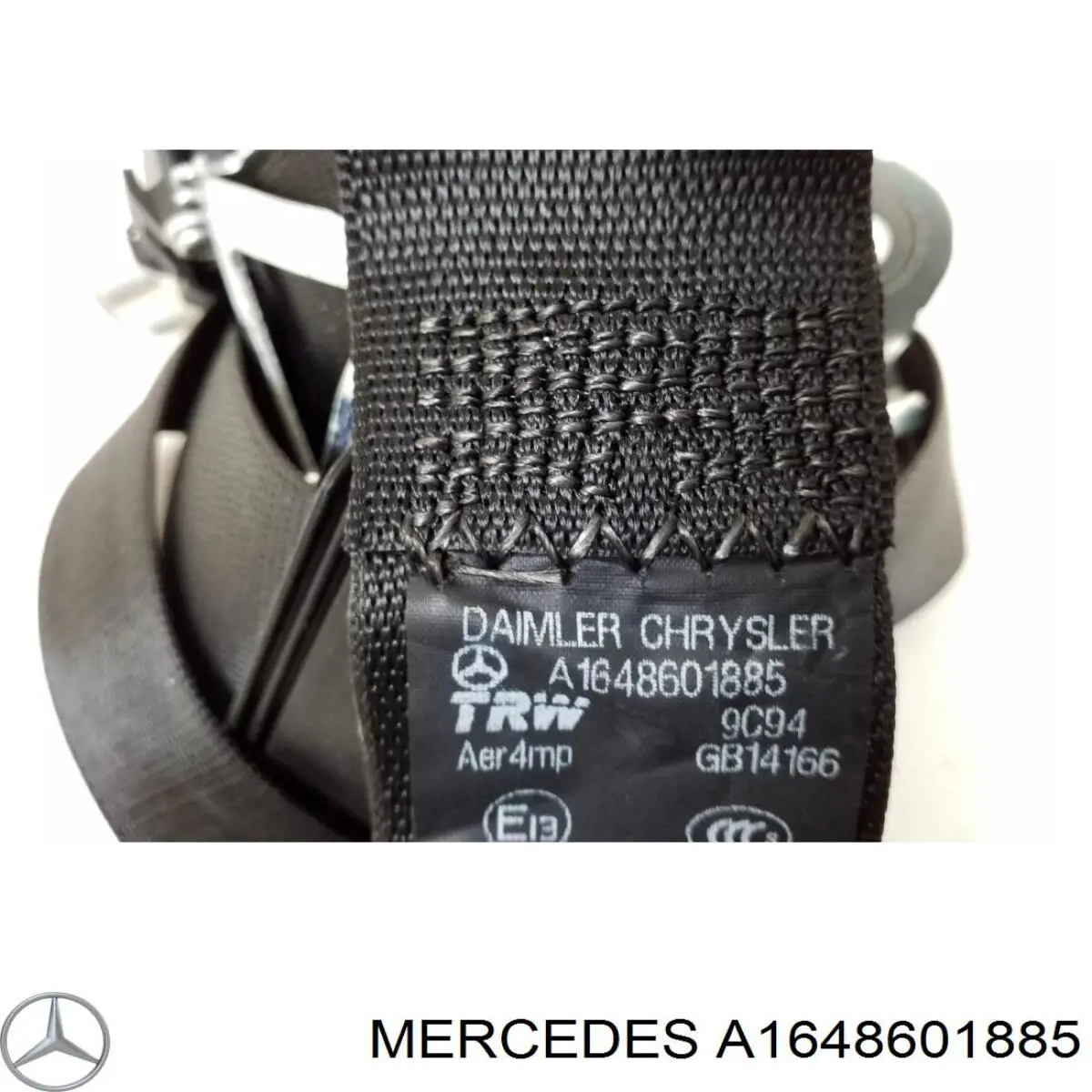 A1648601885 Mercedes Пасок безпеки задній правий