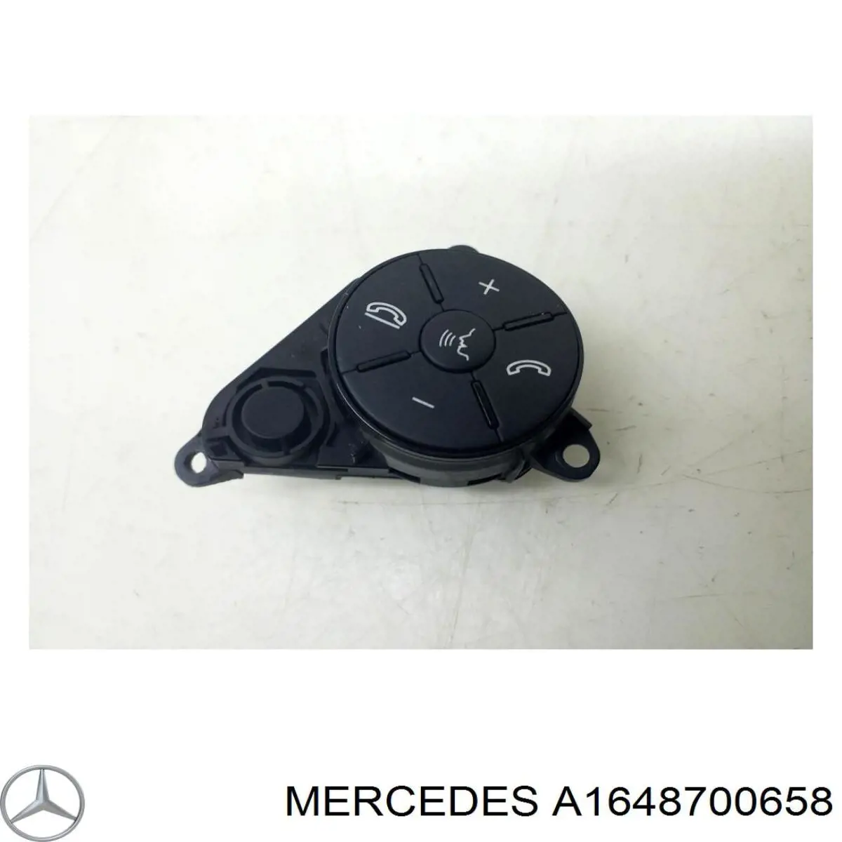 Купити A1648700658 Mercedes Блок кнопкових перемикачів кермового колеса