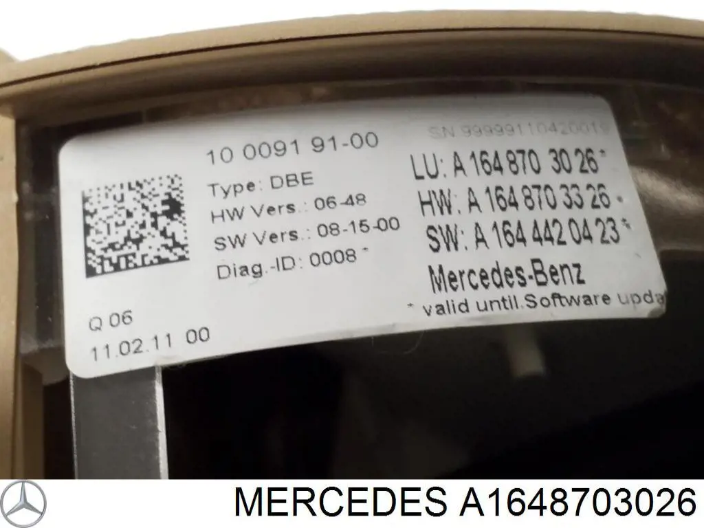 A1648703026 Mercedes 