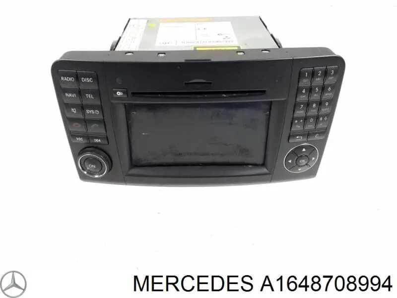 Магнітола (радіо AM/FM) Mercedes A1648708994 ціна, від 253.39 USD