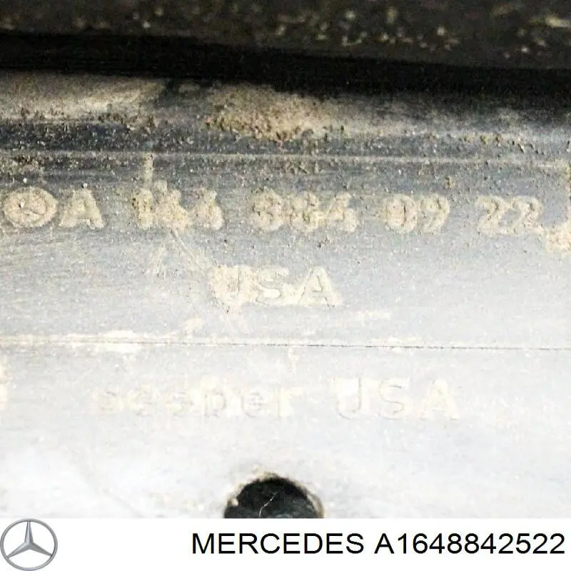 Підкрилок переднього крила, лівий задній Mercedes A1648842522 ціна, від 25.28 USD